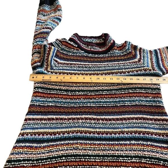 Loft Colorful Striped Sweater. Mock Turtleneck. Sz Small. Great Condition!! - Picture 10 of 12